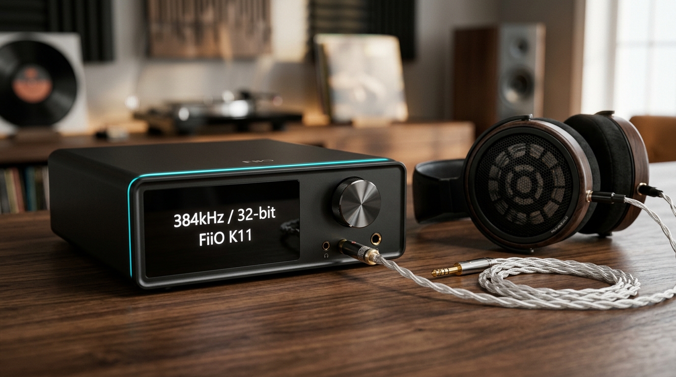 Stolní DAC a sluchátkový zesilovač FiiO K11