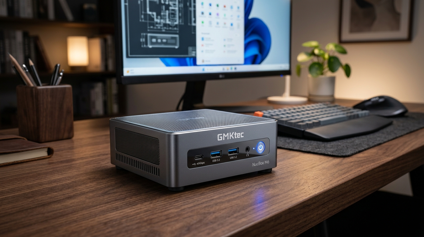 Recenze GMKtec NucBox M6: Nejlepší Ryzen 6600H Mini PC pod 7 000 Kč (Duální 2.5G LAN a USB4)
